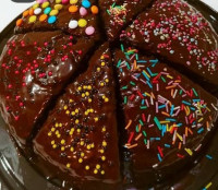 کیک شکلاتی من.