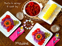 خورشت لوبیا سفید با میت بال