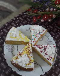 کیک ساده عصرانه