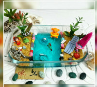 ژله آکواریوم باتزیین دخترگلم?