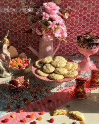 کوکی جو و میوه های خشک