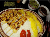 چلو جوجه زعفرونی