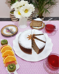 کیک چای دارچین