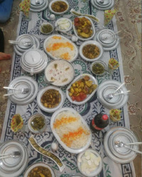 شام مهمون داشتم