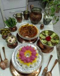 قیمه لاکچری برای بهترین همسر و دخمل دنیا?