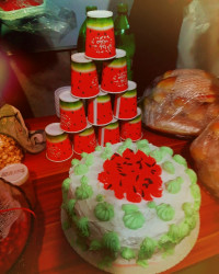 سلام دوستان پاپیونی تدارک جشن مدرسه پسرم توی مدرسه