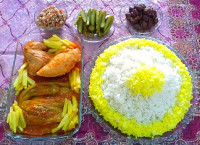 مسمای مرغ و بادمجان
