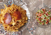 ماکارونی باسالاد شیرازی