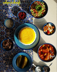 خورشت لوبیا سفید