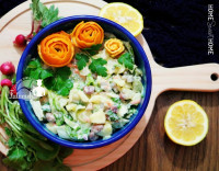 سالاد لوبیا چیتی