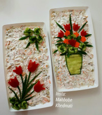 سالاد ماکارونی ساده