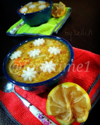 سوپ ترخینه و شلغم