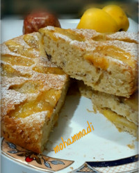 کیک سیب برگردون