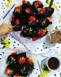 کیک شکلاتی نسکافه ایی