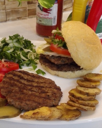 همبرگر خونگی من