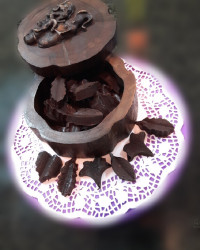 پشمک شکلاتی