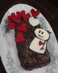 کیک پخچالی باتم ولنتاین