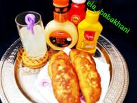 پیراشکی قارچ و گوشت