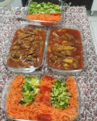 قیمه بادمجون خوشمزه شام امشبمون