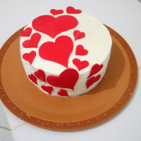 کیک روز عشق