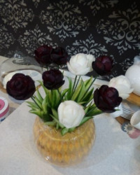 طراحی لبو ترب خیار کدو تنبل برای سفره عقد دوست مهربانم الهی خوشبخت باشی عزیزم