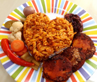 ماکارونی با گوشت چرخ کرده