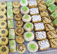 شیرینی نخودچی لاته ای