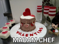 کیک وچیز کیک ودسر ولنتاین