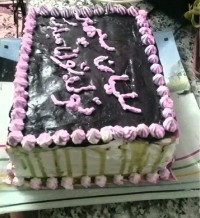 کیک تولد عجله ای واسه بچه هام