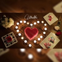 کیک مخملی ردولوت میز روز عشق