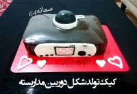 کیک اسفنجی با روکش گاناش تزئین فوندانت