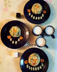 سالاد ماکارونی با ژامبون