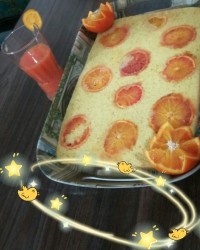 کیک پرتقال وارونه