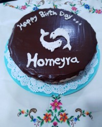 چیز کیک شکلاتی با کیک دوبل