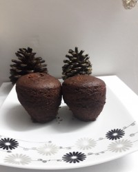 کاپ کیک شکلاتی فوری صبحونه