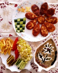 شامی مرغ _آش الگز