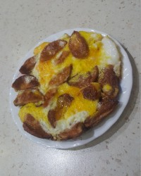 سوسیس تخم مرغ بهترین آشپزی ما آقایون