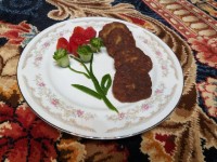 کتلت گوشت به همراه اولین دورچین من