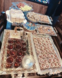 سفره ام البنین منزل دختر عمو جان