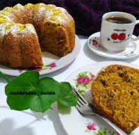 کیک هویج وگردو فوق العاده خوشمزه