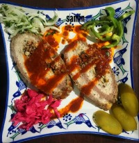 رولت مرغ و گوشت