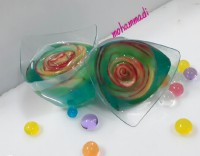 رزت سیب در ژله