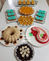 ژله رنگین کمان در فریزر