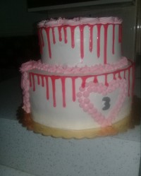 کیک دو طبقه