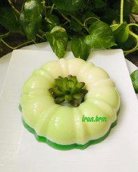 ژله ی دو رنگ