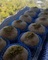 شیرینی شیر عسلی (دو دقیقه ای)