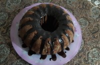 کیک شکلات و نارگیل