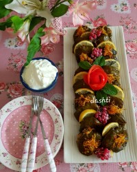 دلمه برگ مو قالبی