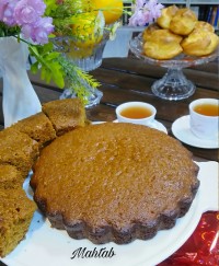 کیک ارده و شیره