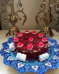 کیک رد ولوت